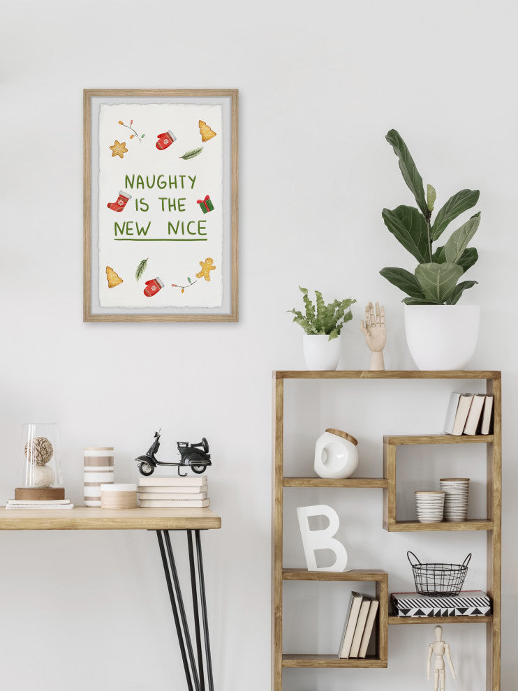 "Naughty but Nice" Framed Painting Print, 8x12