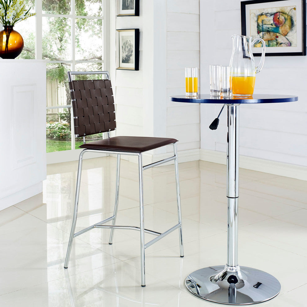 Modern Contemporary Dining Kitchen Counter Stool Brown