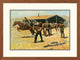 "Coming and Going of the Pony Express"  by Frederic Remington, 33x25"