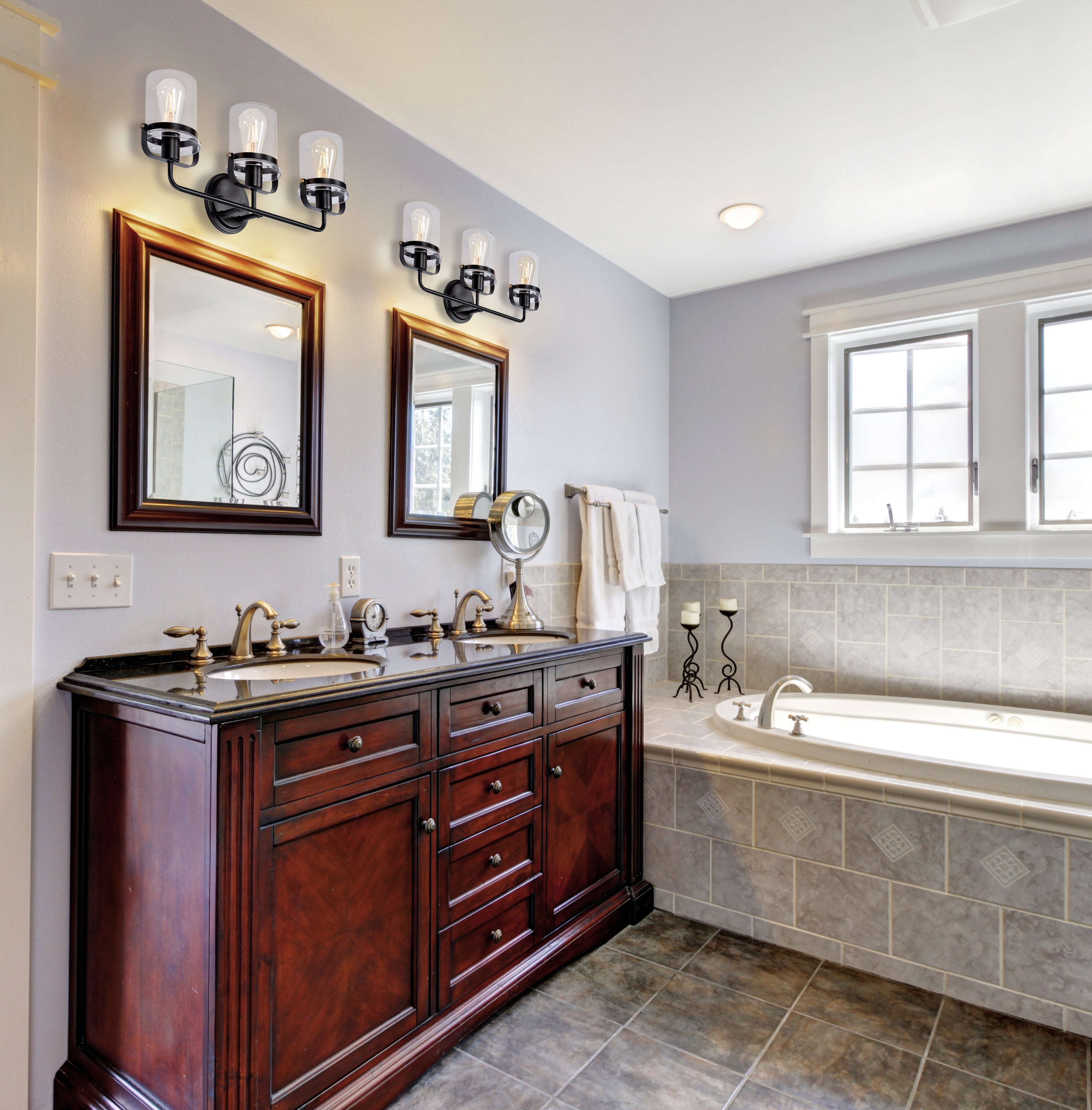 Jaxon 3-Light Bath Bar, Oil Rubbed Bronze