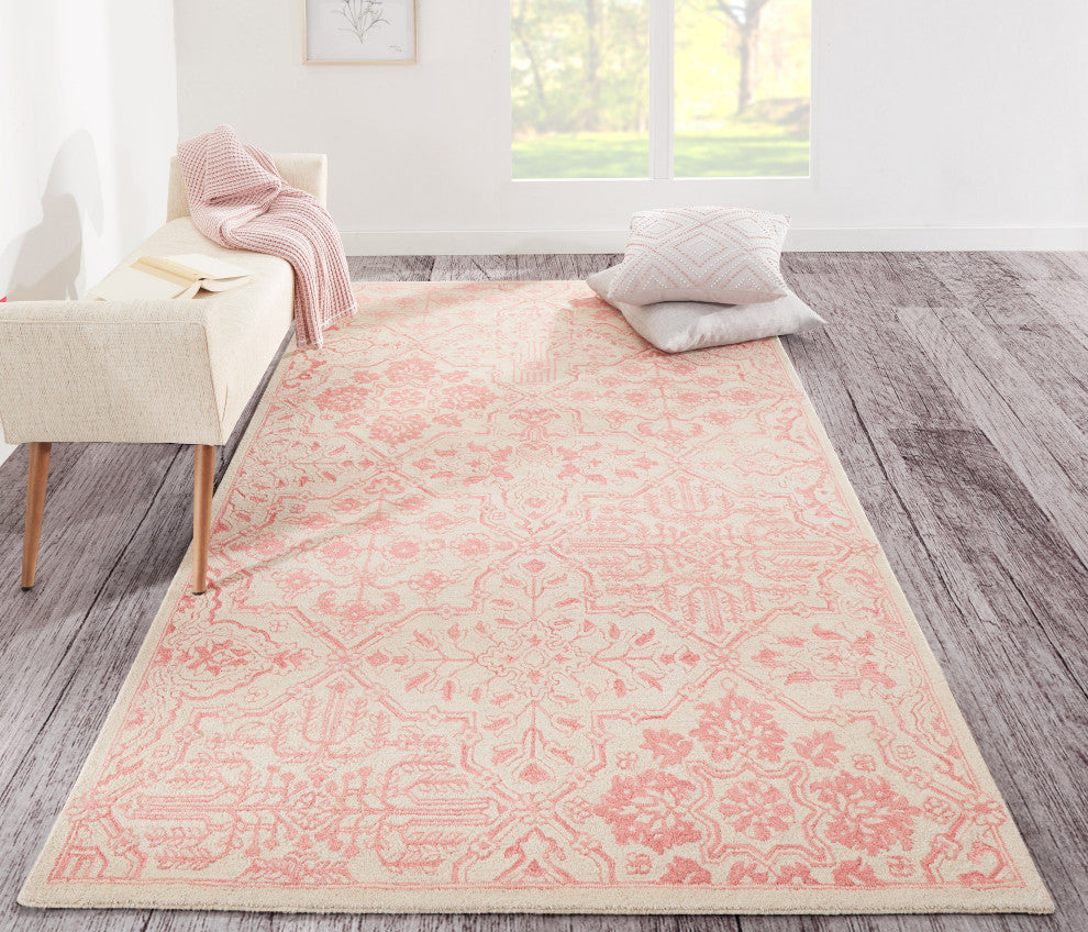 Cosette Cos-1 Rug, Pink, 5'x8'