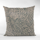 Plutus Gray Festive Jacquard Luxury Throw Pillow, 12"x20"