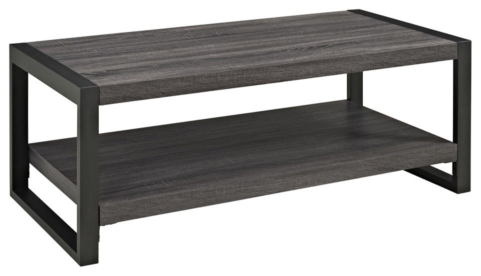 angelo:HOME 48" Industrial Coffee Table - Charcoal