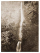 "Multnomah Falls, Columbia River, Oregon, 2500 feet., 1867" Paper Art, 19"x24"