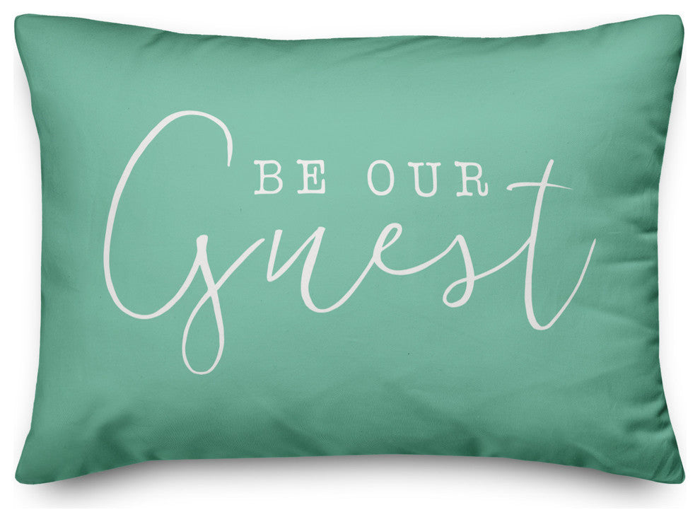 Be Our Guest Outdoor Lumbar Pillow