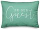 Be Our Guest Outdoor Lumbar Pillow