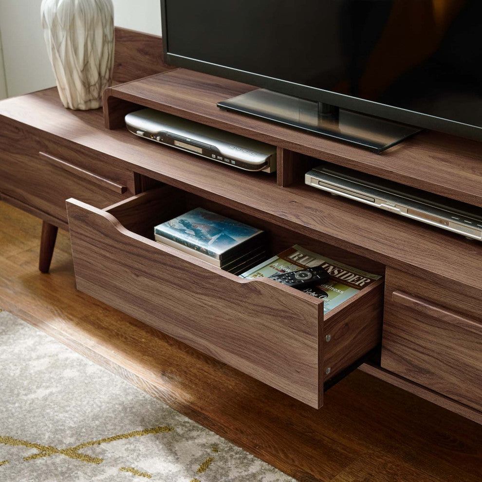 Omnistand 74" TV Stand Walnut