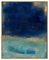 Deep Blue 1 Fine Art Print, Gold, 36"x30"