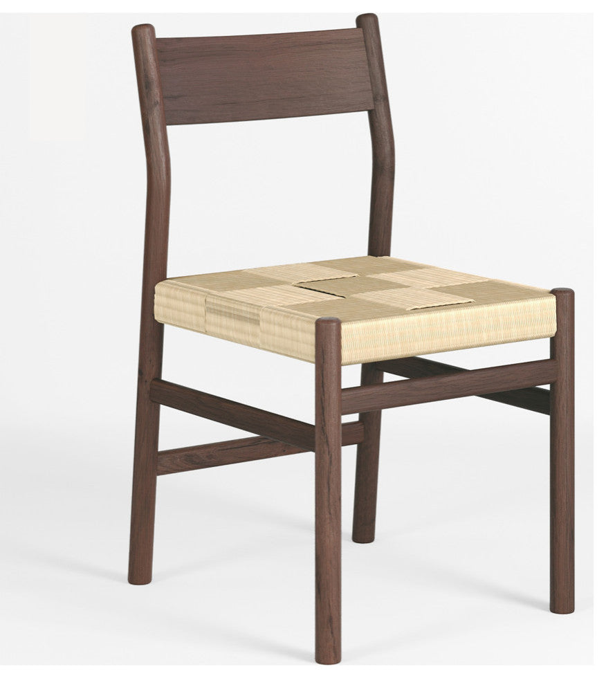 Asher Dining Chair, Brown, Set of 2