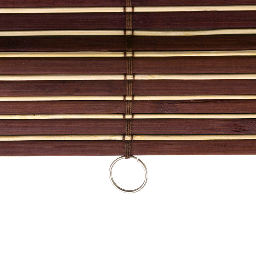 Bamboo Cordless Window Shade, Mahogany
