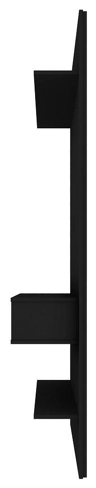Libra Long Floating 45.35 Entertainment Center in Black
