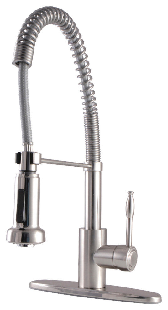 GSY8888NKL Nustudio Single-Handle Pre-Rinse Kitchen Faucet, Brushed Nickel
