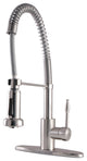 GSY8888NKL Nustudio Single-Handle Pre-Rinse Kitchen Faucet, Brushed Nickel