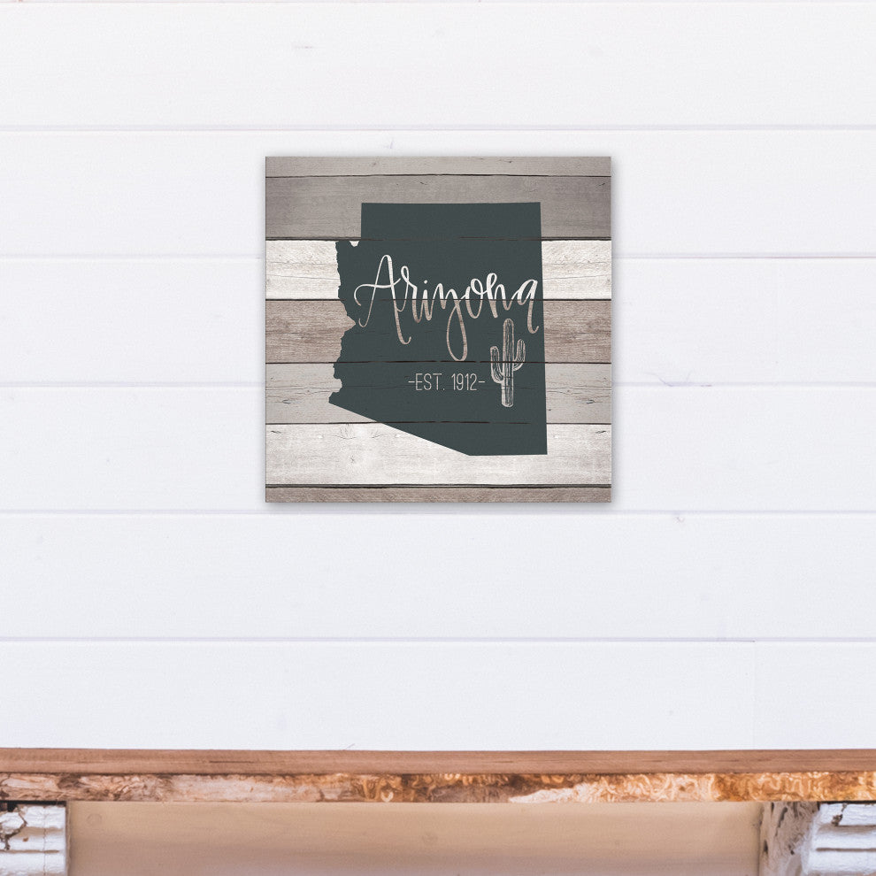 Arizona Established 16x16 Canvas Wall Art