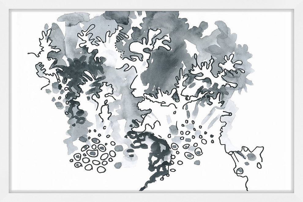 "Evolving" Framed Painting Print, 12"x8"