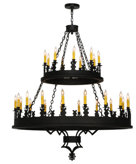 48 Wide Asen 27 Light Two Tier Chandelier