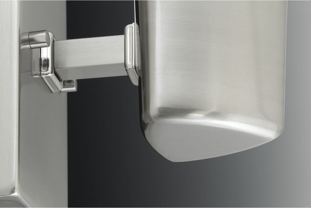 Zura Collection 1-Light Bath and Vanity, Brushed Nickel