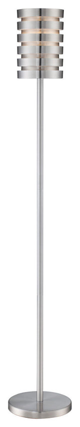 Tendrill II Metal Floor Lamp in Aluminum Type CFL 23W