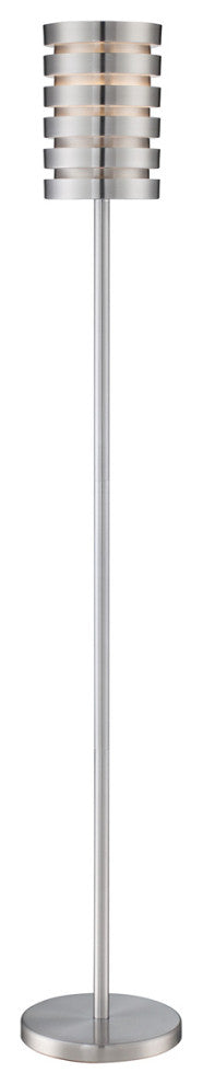 Tendrill II Metal Floor Lamp in Aluminum Type CFL 23W
