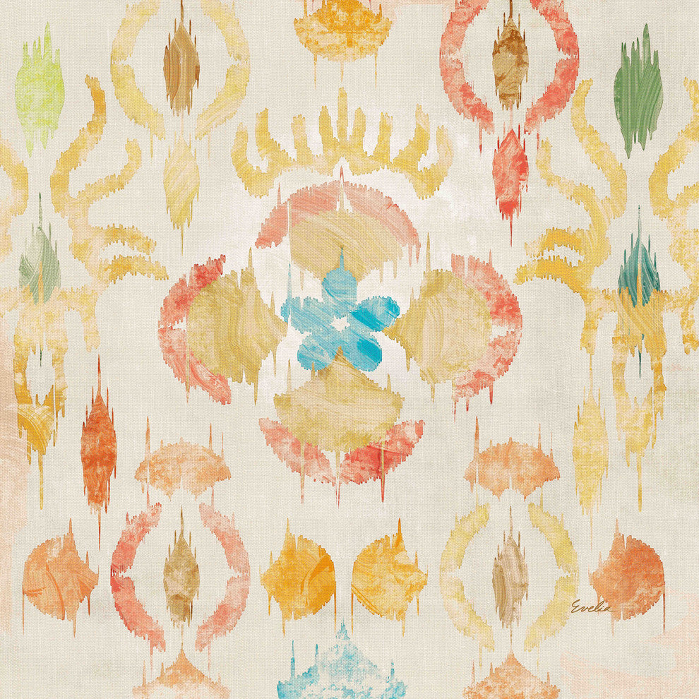 "Baroque" Painting Print on Canvas by Evelia