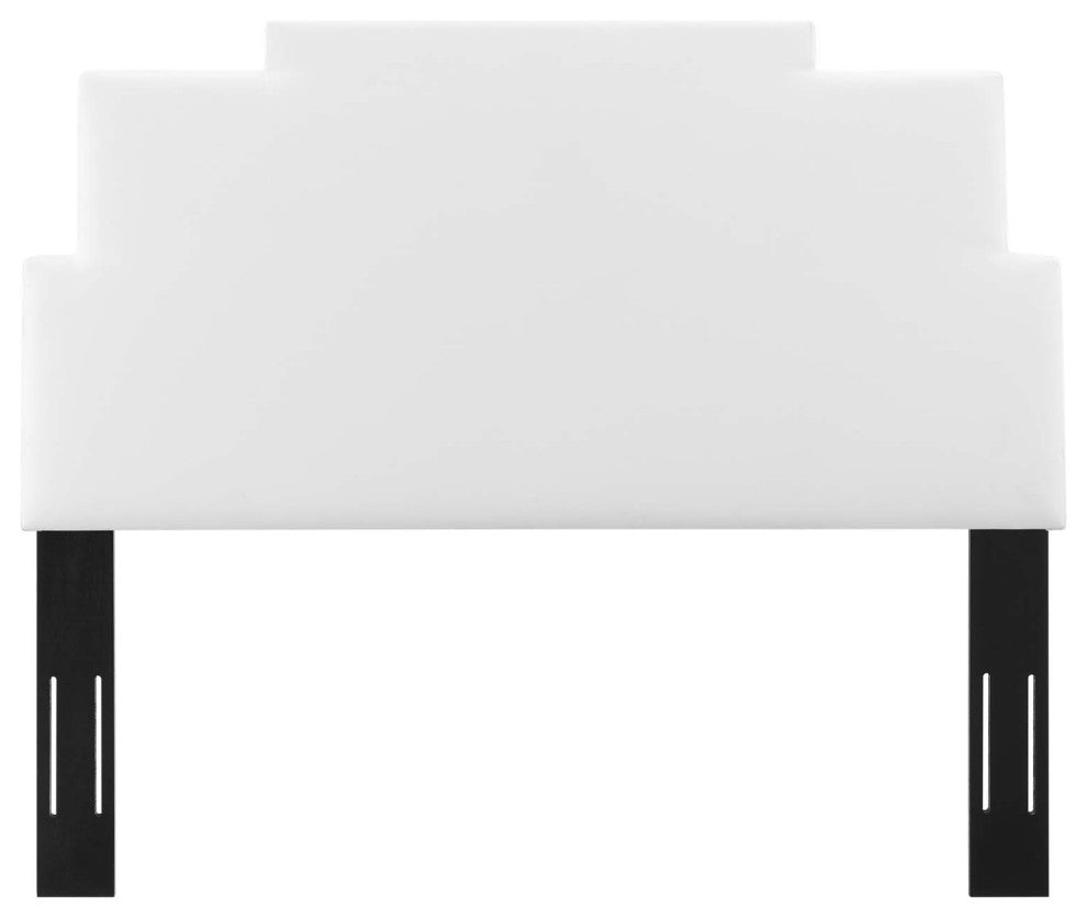 Headboard, King Size, Velvet, White, Modern Contemporary, Bedroom Master Suite