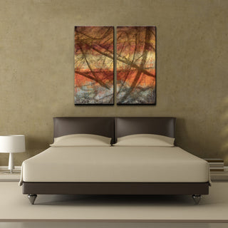 Abstract 2-Piece Canvas Wall Art