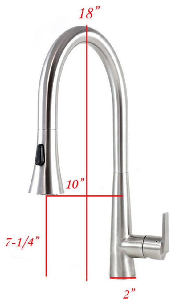 33" Topmount Stainless Steel 60/40 offset DoubleBowl Kitchen Sink & Faucet Combo