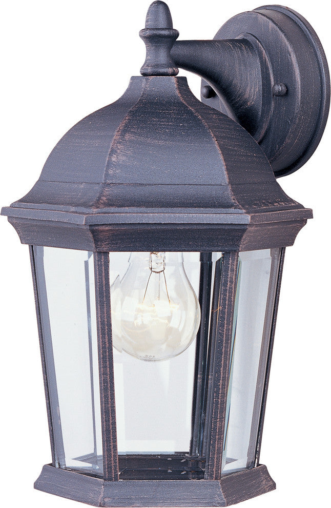 Maxim Builder Cast 1-Light Outdoor Wall Lantern Rust Patina - 1024RP