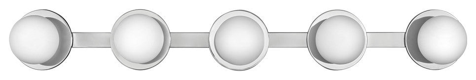 Hinkley Marquee 5-Light Vanity, Chrome