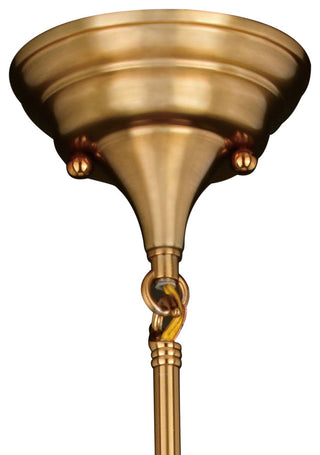 Huntley 12" 1 Light Pendant Natural Brass