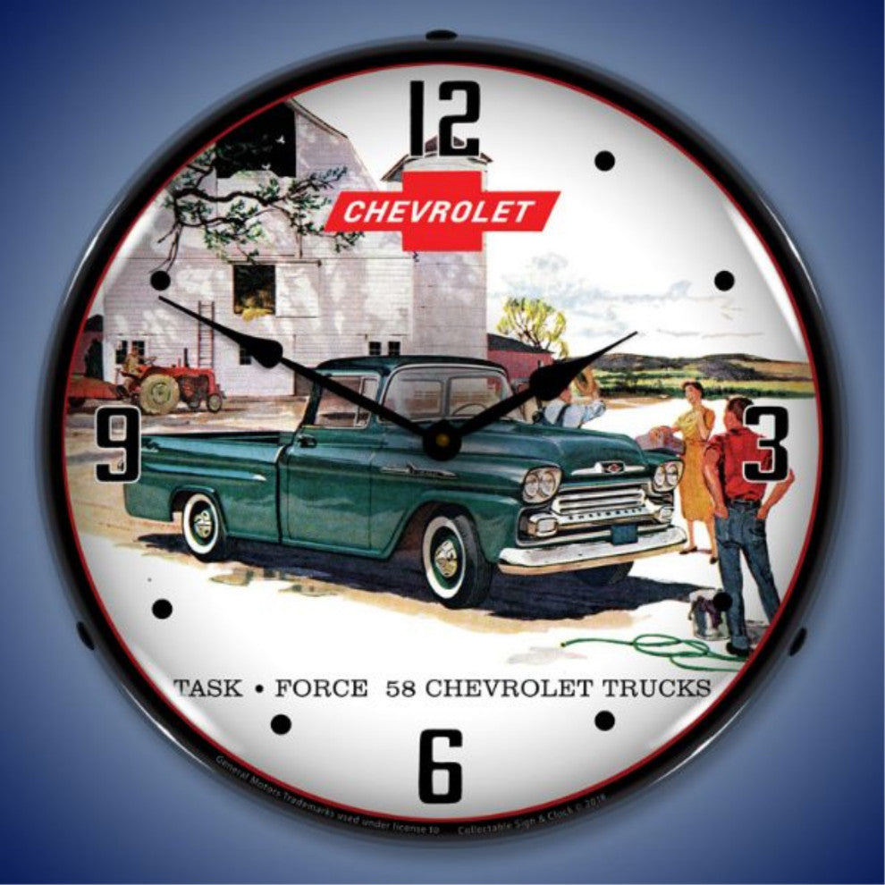 GM1801824 1958 Chevrolet Truck Clock
