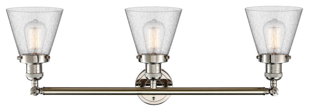 Innovations Lighting 205-Pn-G64-Led 3 Light Dimmable Led Bathroom Fixture