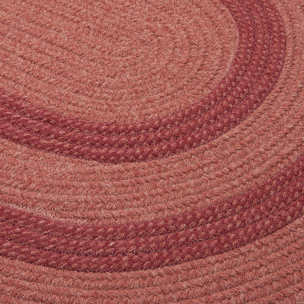 Colonial Mills Graywood GW73 Cedar Bordered Area Rug, Round 6'x6'