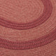 Colonial Mills Graywood GW73 Cedar Bordered Area Rug, Round 6'x6'
