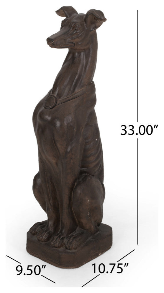 Maxim Greyhound Dog Statue