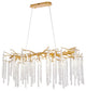 Bethel International CN09C47G 16 Light Chandelier, Gold