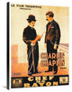 Charlie Chaplin, French, The Floorwalker, 1916, 22x30