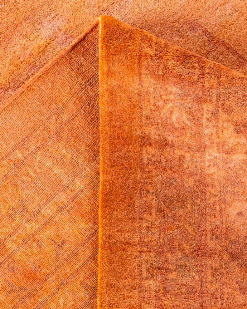 Fine Vibrance, One-of-a-Kind Handmade Area Rug Orange, 17'10"x12'3"