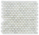 Bianco Dolomiti Polished 5/8x1 Marble Mosaic