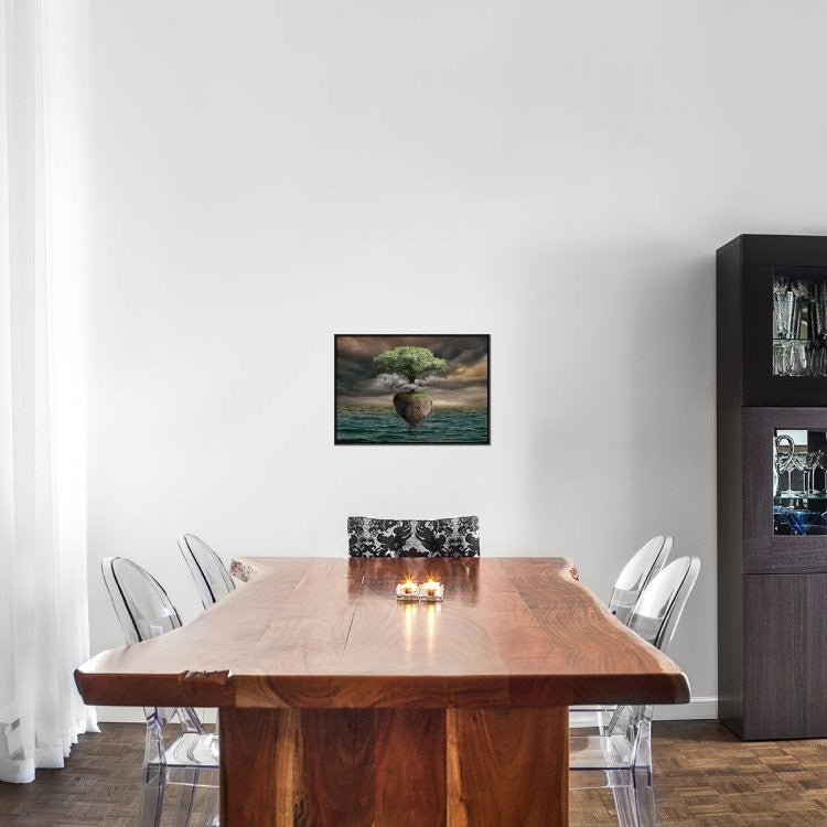 "Untitled" Framed Canvas Giclee by Radoslav Penchev, 23x16"