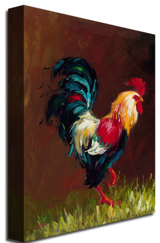 'Rooster' Canvas Art by Rio