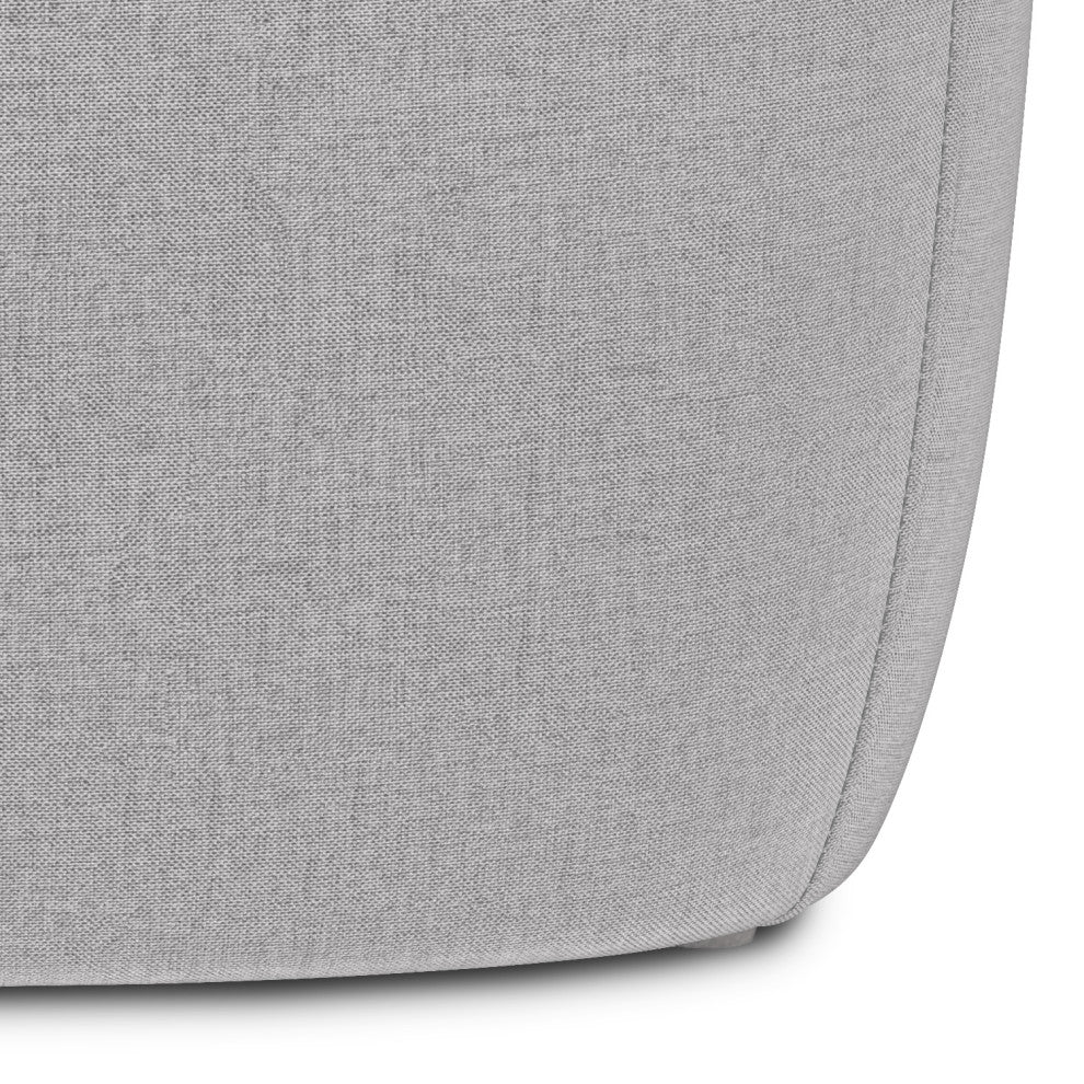 Moore Small Ottoman, Light Grey