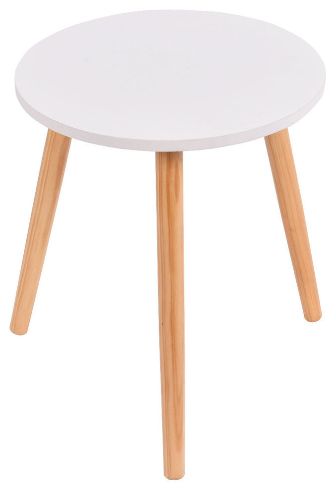 Costway Modern Round Coffee Tea Side Sofa Table Living Room Furniture Home