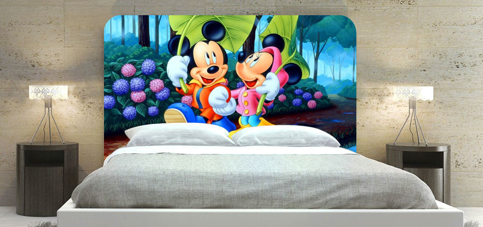 "Mickey And Miney" Headboard