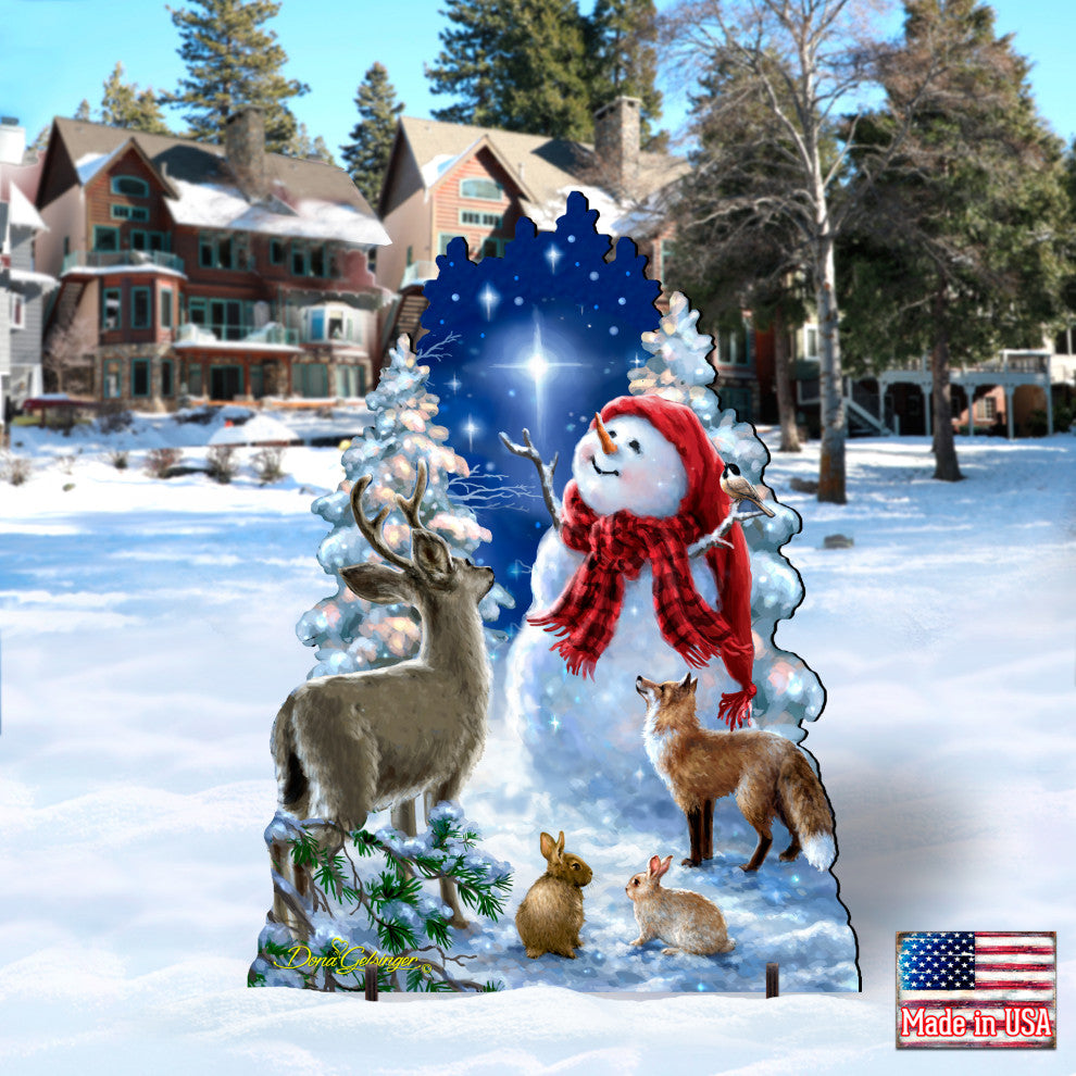 Heaven and Nature Snowman Frosty Friends Home and Outdoor Decor