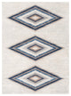 Surya Remy RMY-2302 7'10"x10' Rug, Taupe/Dark Blue/Denim/Gray/Light Gray/White