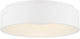Nuvo Orbit 1-Light LED White Flush Mount Light