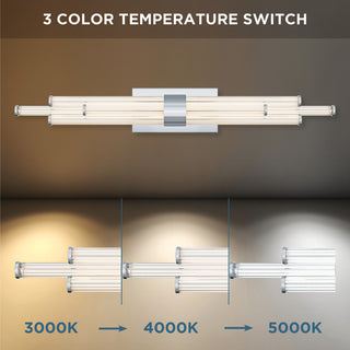 Quoizel PCTAL8632 Talbott 8 Light 32"W LED Bath Bar - Matte Black