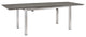 Silver Black Shore 9 Piece Outdoor Patio Aluminum Outdoor Dining Set
