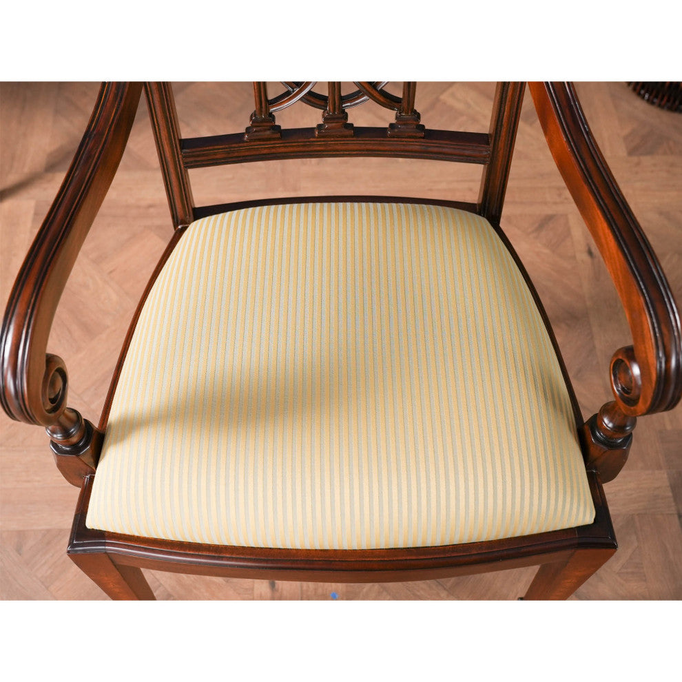 Inlaid Hepplewhite Arm Chair